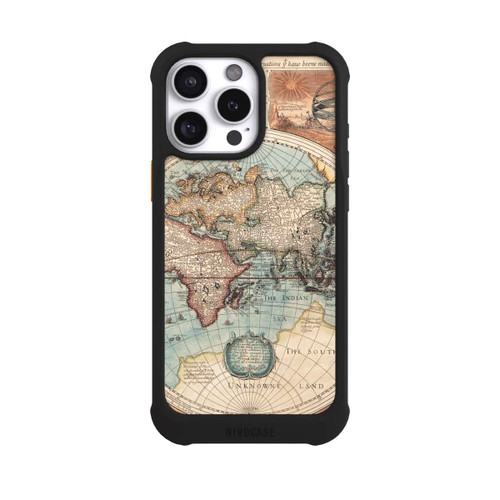 Apple iPhone 16 Pro Max NIVOmax Vintage Weltkarte