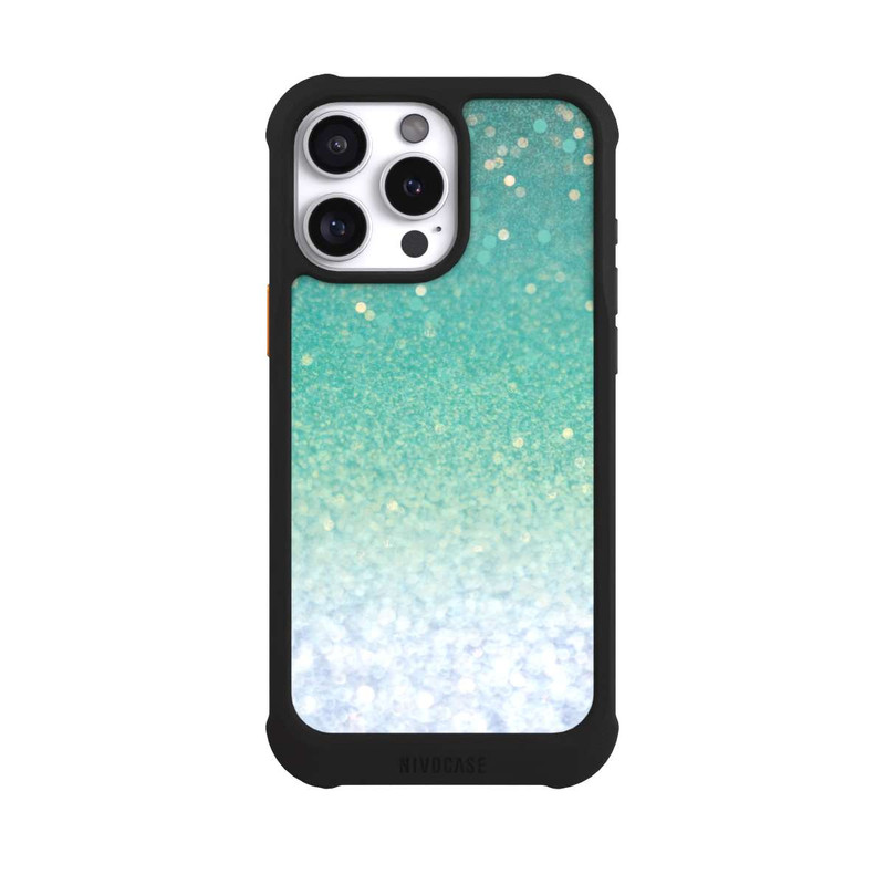 iPhone 16 Pro Max NIVOmax Dazzling Glitter Green Look