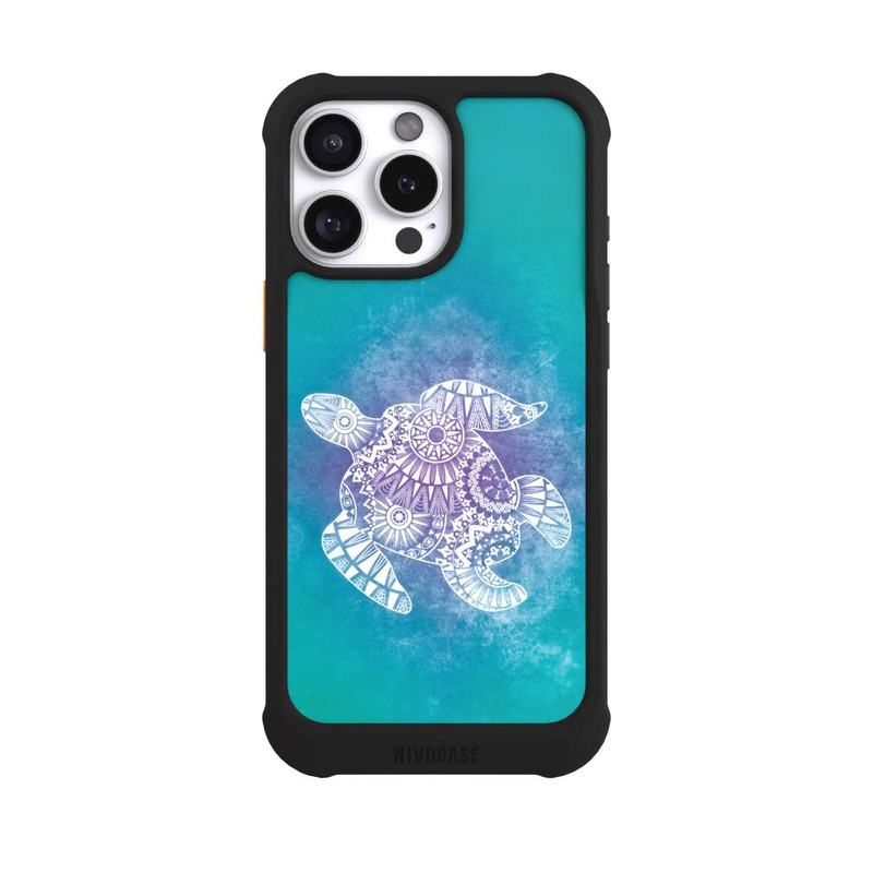 iPhone 16 Pro Max NIVOmax Mandala Schildkröte