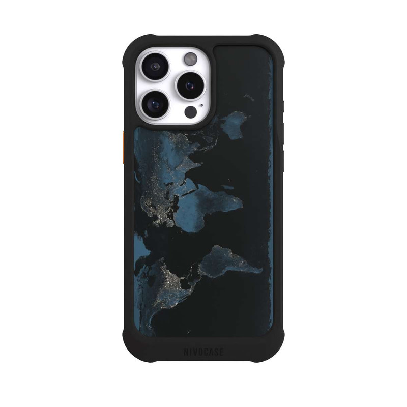 iPhone 16 Pro Max NIVOmax Nachtlichter Weltkarte