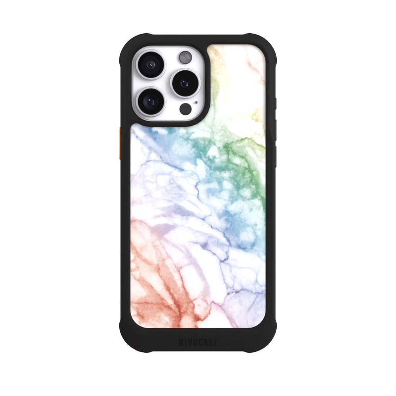 iPhone 16 Pro Max NIVOmax Rainbow Marble