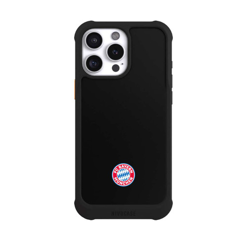 Apple iPhone 16 Pro Max NIVOmax Classic FCB Logo - colorful on black