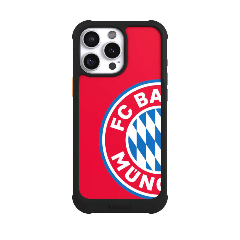 iPhone 16 Pro Max NIVOmax Großes FCB Logo Rot