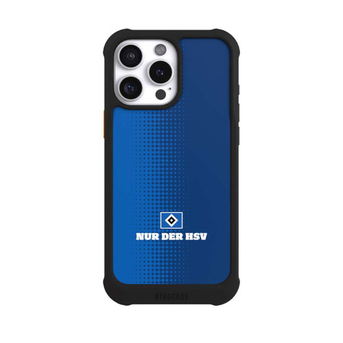 Apple iPhone 16 Pro Max NIVOmax Nur der HSV - Rautenraster Blau
