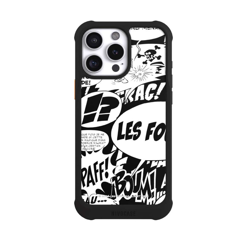 iPhone 16 Pro Max NIVOmax Bulles BD Astérix Noir