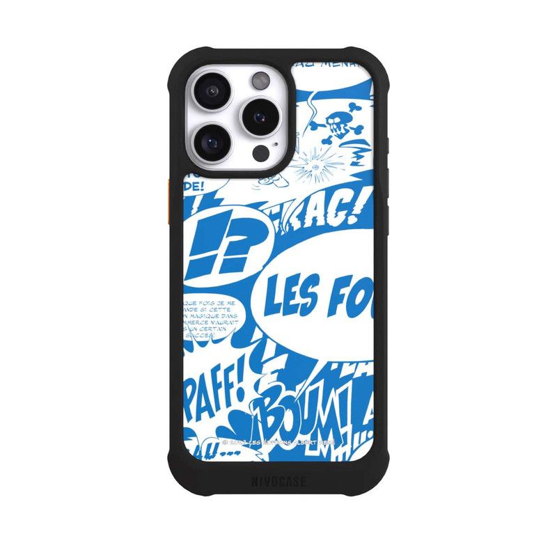 iPhone 16 Pro Max NIVOmax Bulles BD Astérix Bleu