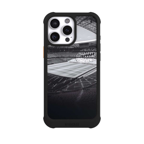Apple iPhone 16 Pro Max NIVOmax Stadion FC Bayern - Black White