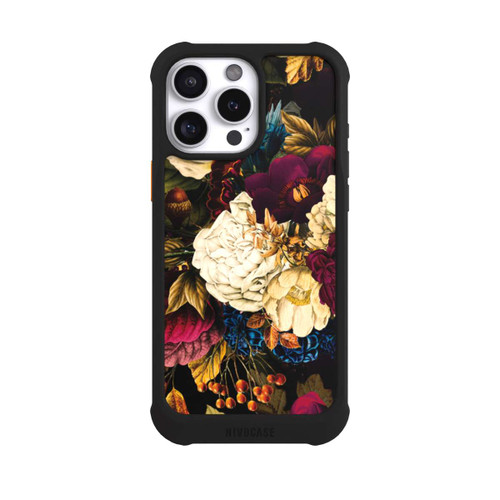 Apple iPhone 16 Pro Max NIVOmax Dunkle Vintage Blumen