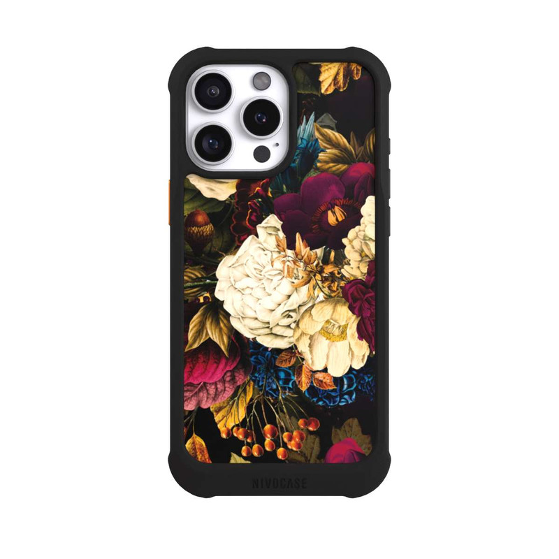 iPhone 16 Pro Max NIVOmax Dunkle Vintage Blumen
