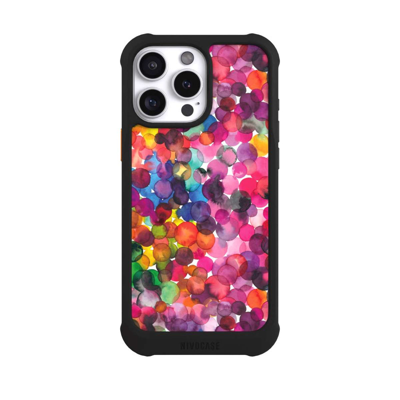 iPhone 16 Pro Max NIVOmax Points aquarelle superposés