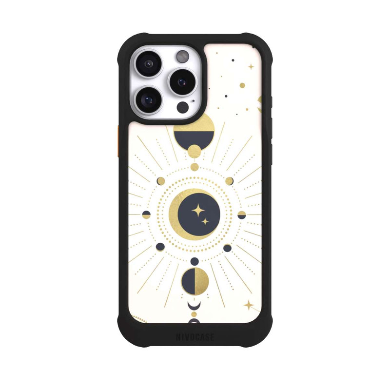iPhone 16 Pro Max NIVOmax Look abstrait or rose