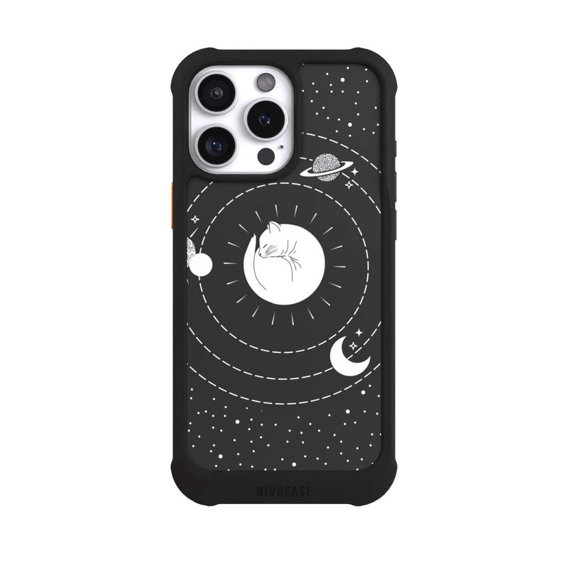 iPhone 16 Pro Max NIVOmax Katze und Mond
