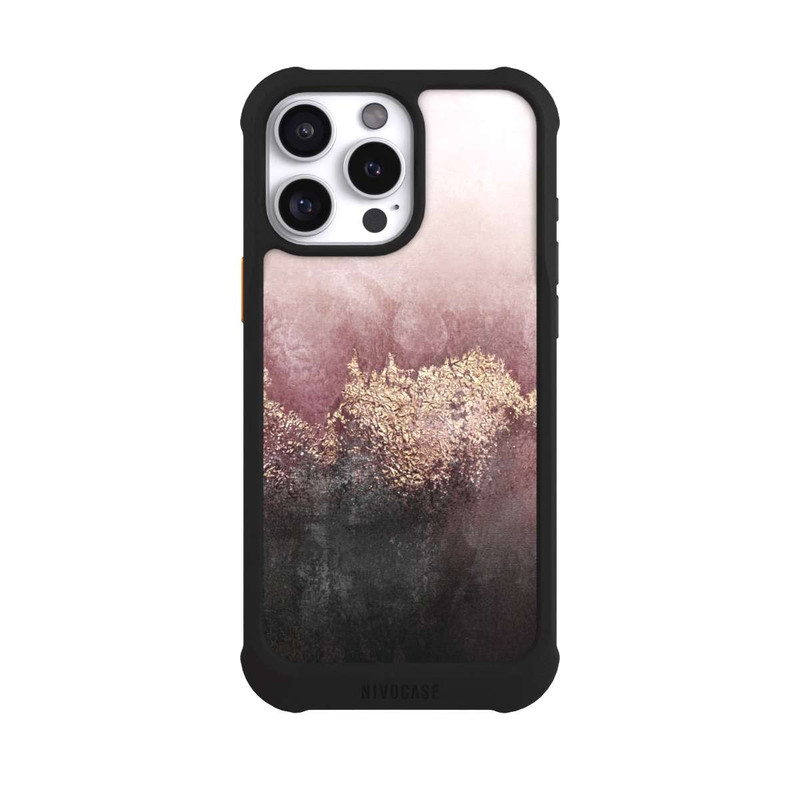 iPhone 16 Pro Max NIVOmax Rosa Himmelsstaub Golddruck