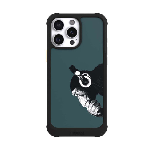 Apple iPhone 16 Pro Max NIVOmax Denkender Affe Blau