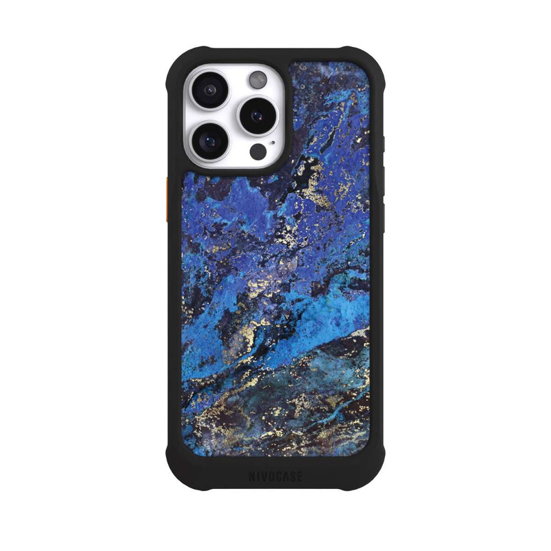 iPhone 16 Pro Max NIVOmax Lapislazuli blau und gold
