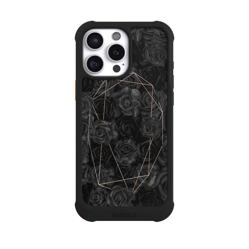 iPhone 16 Pro Max NIVOmax Schwarze Rosen