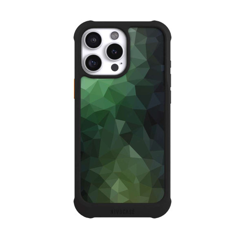 Apple iPhone 16 Pro Max NIVOmax Polygonal Mosaic Green