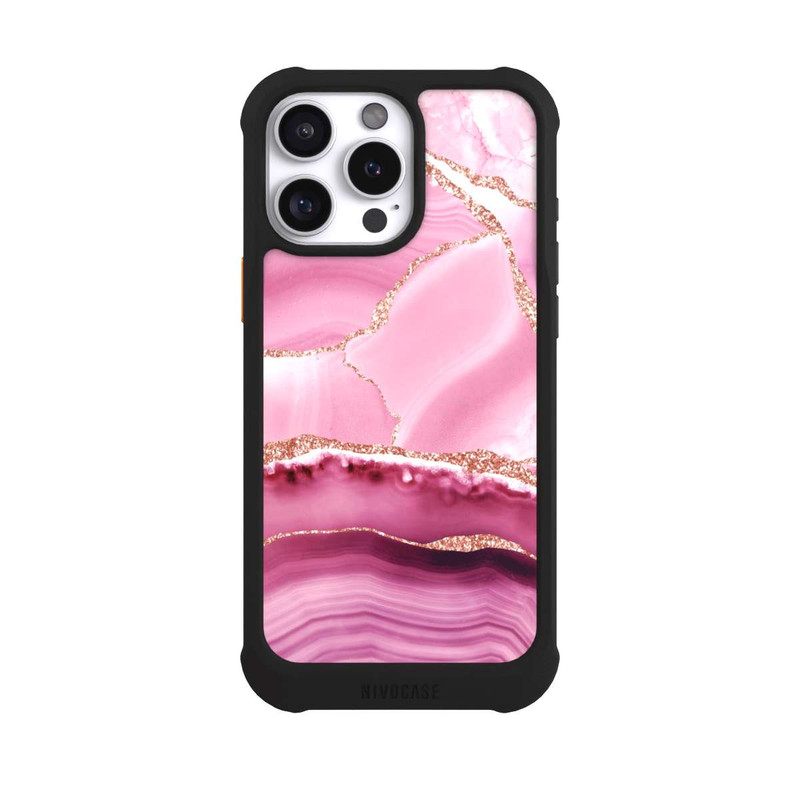 iPhone 16 Pro Max NIVOmax Meerjungfrauen Pink Marmor