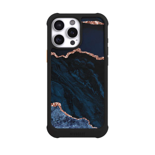 Apple iPhone 16 Pro Max NIVOmax Nacht Blau Marmor Landschaft