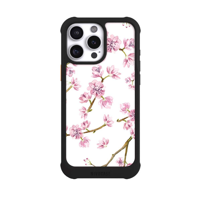 iPhone 16 Pro Max NIVOmax Fleurs de Cerisier Rose
