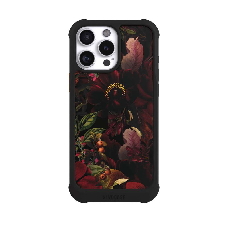 iPhone 16 Pro Max NIVOmax Dark Flower Meadow