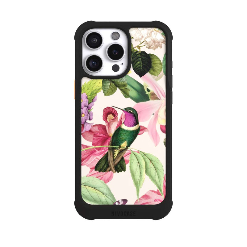 iPhone 16 Pro Max NIVOmax Kolibris und Rosen