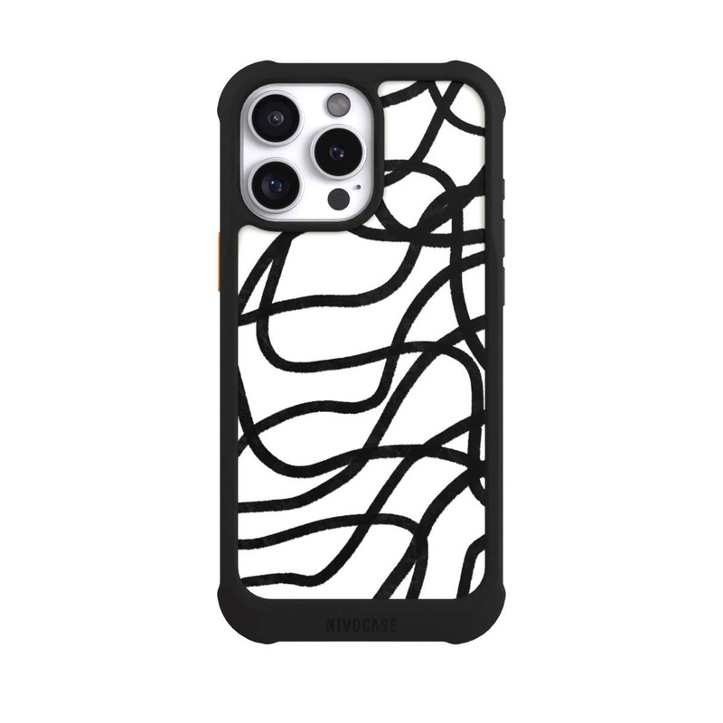 iPhone 16 Pro Max NIVOmax Schwarze Linien