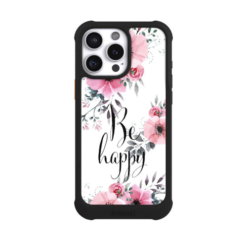 Apple iPhone 16 Pro Max NIVOmax Be Happy Blumen