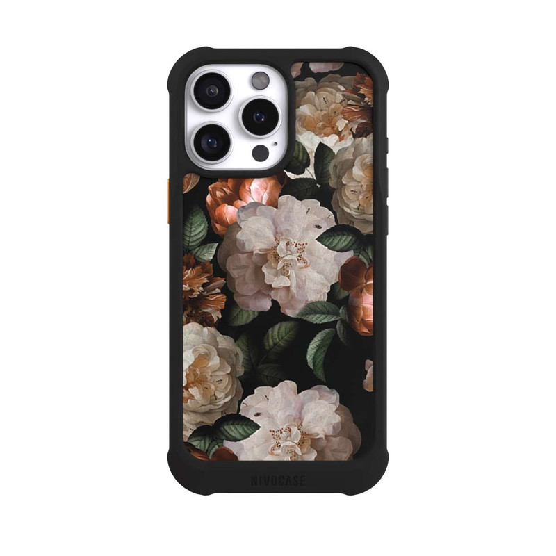 iPhone 16 Pro Max NIVOmax Roses de cuivre Fond d'écran