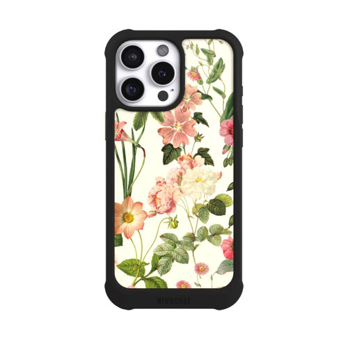 Apple iPhone 16 Pro Max NIVOmax Fleurs sauvages sur jaune clair