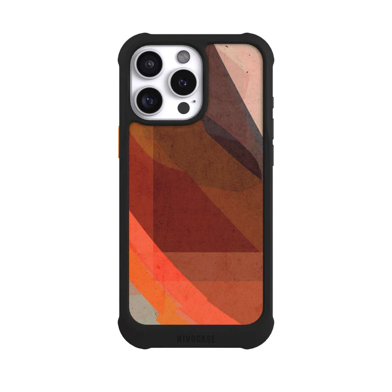 iPhone 16 Pro Max NIVOmax Vague rouge rouille