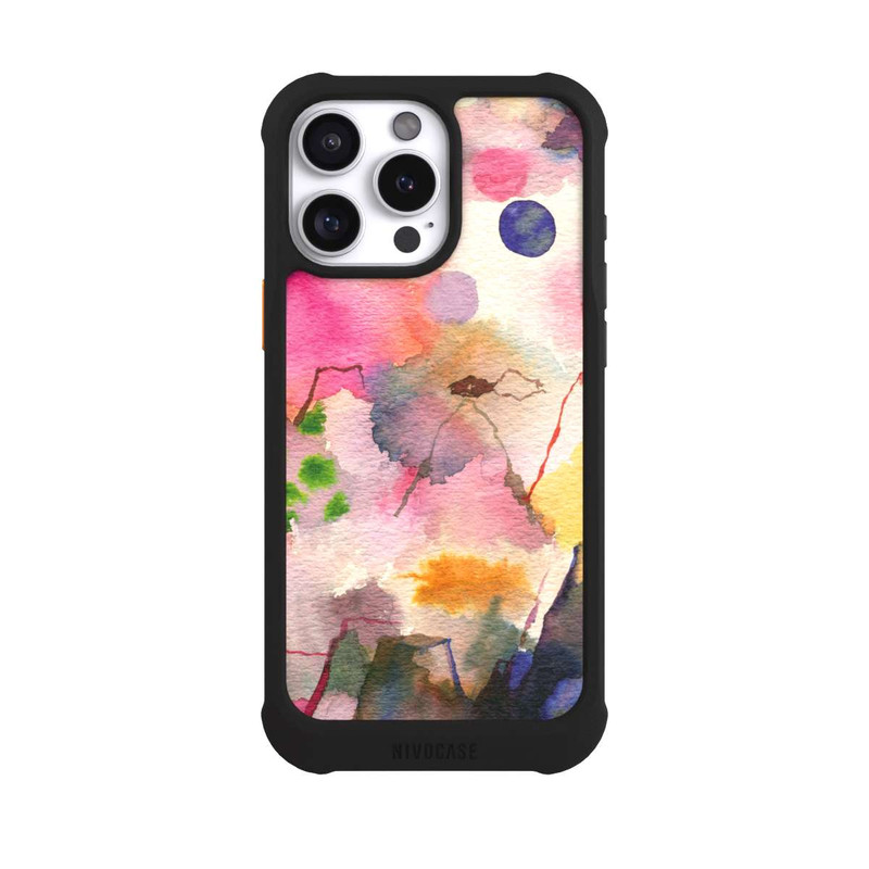 iPhone 16 Pro Max NIVOmax Aquarell bunte Berge