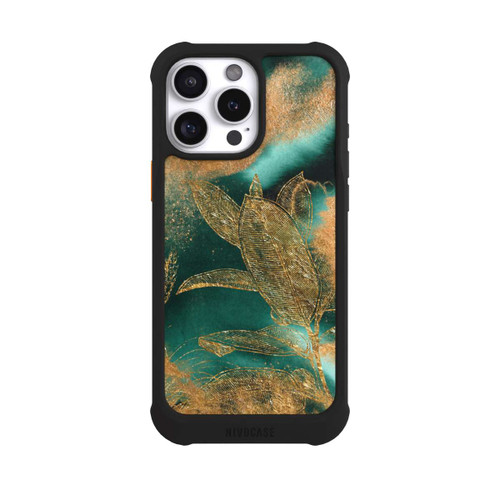 Apple iPhone 16 Pro Max NIVOmax Gold und Grün Natur