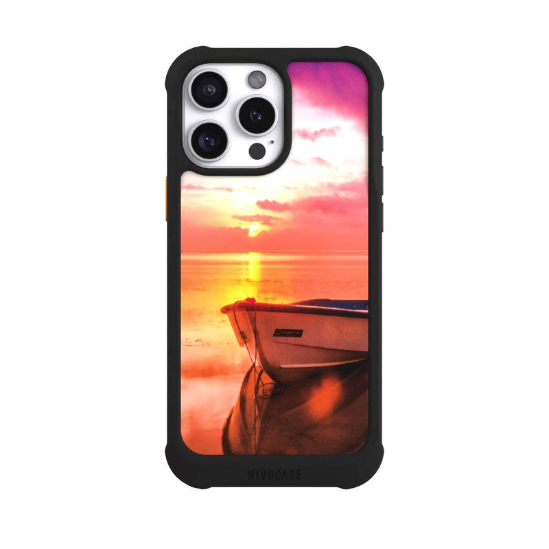 iPhone 16 Pro Max NIVOmax Beach Dawn Boat