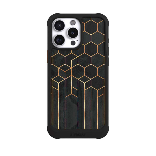 Apple iPhone 16 Pro Max NIVOmax Schwarze Sechsecke
