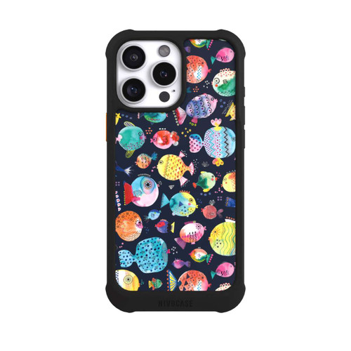 Apple iPhone 16 Pro Max NIVOmax Strandkugelfische Kinder Marineblau