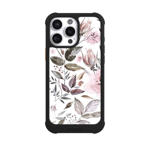 Apple iPhone 16 Pro Max NIVOmax Aquarell braune Rosenblüten
