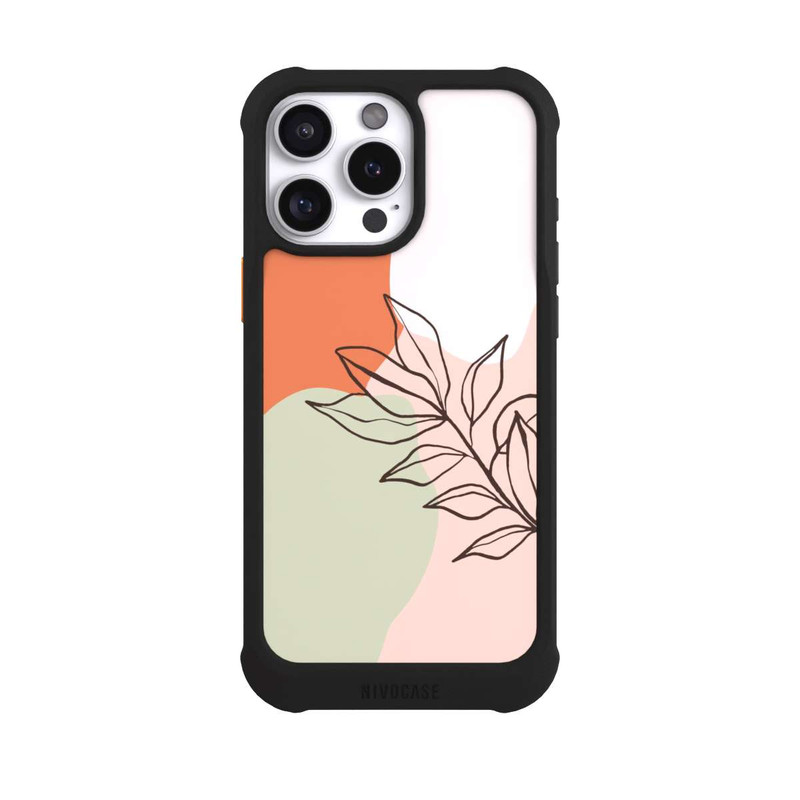 iPhone 16 Pro Max NIVOmax Abstract Botanical Pattern 1