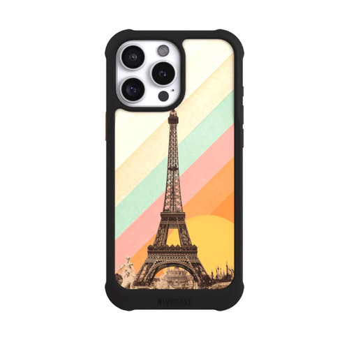 Apple iPhone 16 Pro Max NIVOmax Eiffel Tower Rainbow