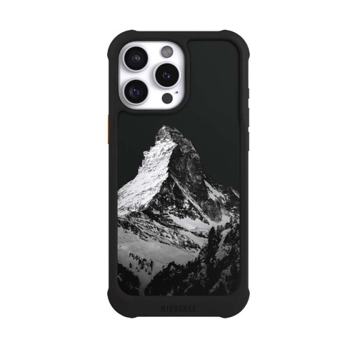 Apple iPhone 16 Pro Max NIVOmax Snow Capped Mountains grey