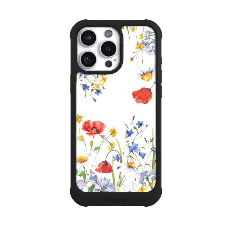 iPhone 16 Pro Max NIVOmax Blumenwiese Mohn