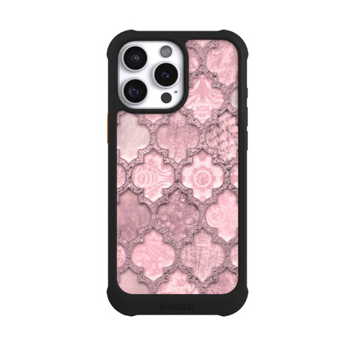 Apple iPhone 16 Pro Max NIVOmax Morocco Tile Pink