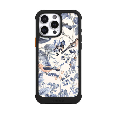 Apple iPhone 16 Pro Max NIVOmax Vögel und Beeren in Beige