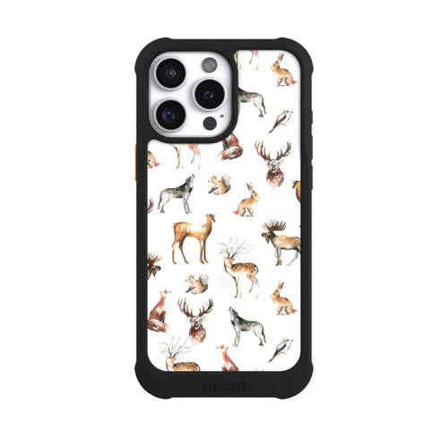 Apple iPhone 16 Pro Max NIVOmax Woodland Winter Animals