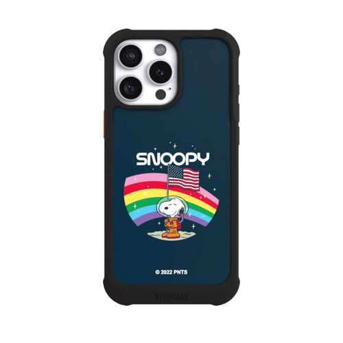 Apple iPhone 16 Pro Max NIVOmax Snoopy Weltraumreisender Regenbogen