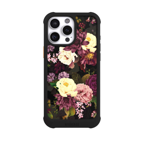 Apple iPhone 16 Pro Max NIVOmax Fleurs Sombres &amp; Abeilles