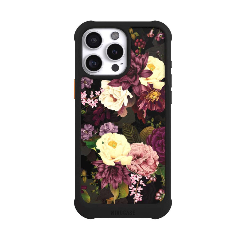 iPhone 16 Pro Max NIVOmax Fleurs Sombres & Abeilles