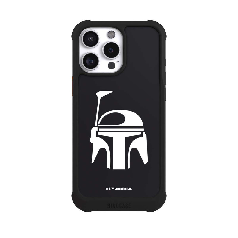 iPhone 16 Pro Max NIVOmax Boba Fett Helm Schwarz