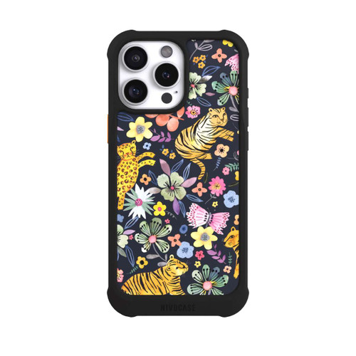Apple iPhone 16 Pro Max NIVOmax Spring Tigers Flowers Black