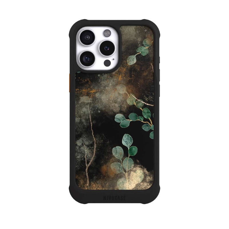 iPhone 16 Pro Max NIVOmax Eucalyptus en Fond